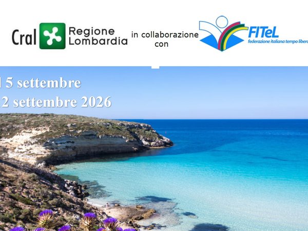 Lampedusa: Hotel Martello **** -  dal 5 al 12 settembre 2026