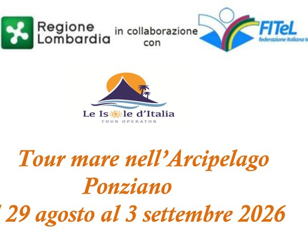 Tour mare nell’Arcipelago Ponziano - dal 29 agosto al 3 settembre 2026
