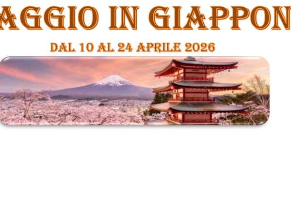 Viaggio in Giappone dal 10 al 24 aprile con il CRA FNM